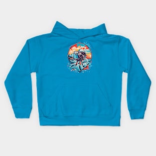 Sea and camera Kids Hoodie